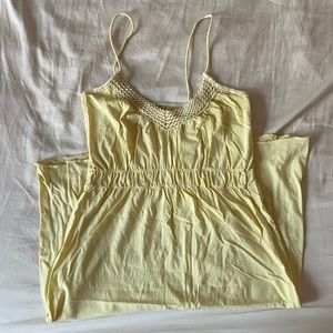 Canary Yellow Mini Sundress